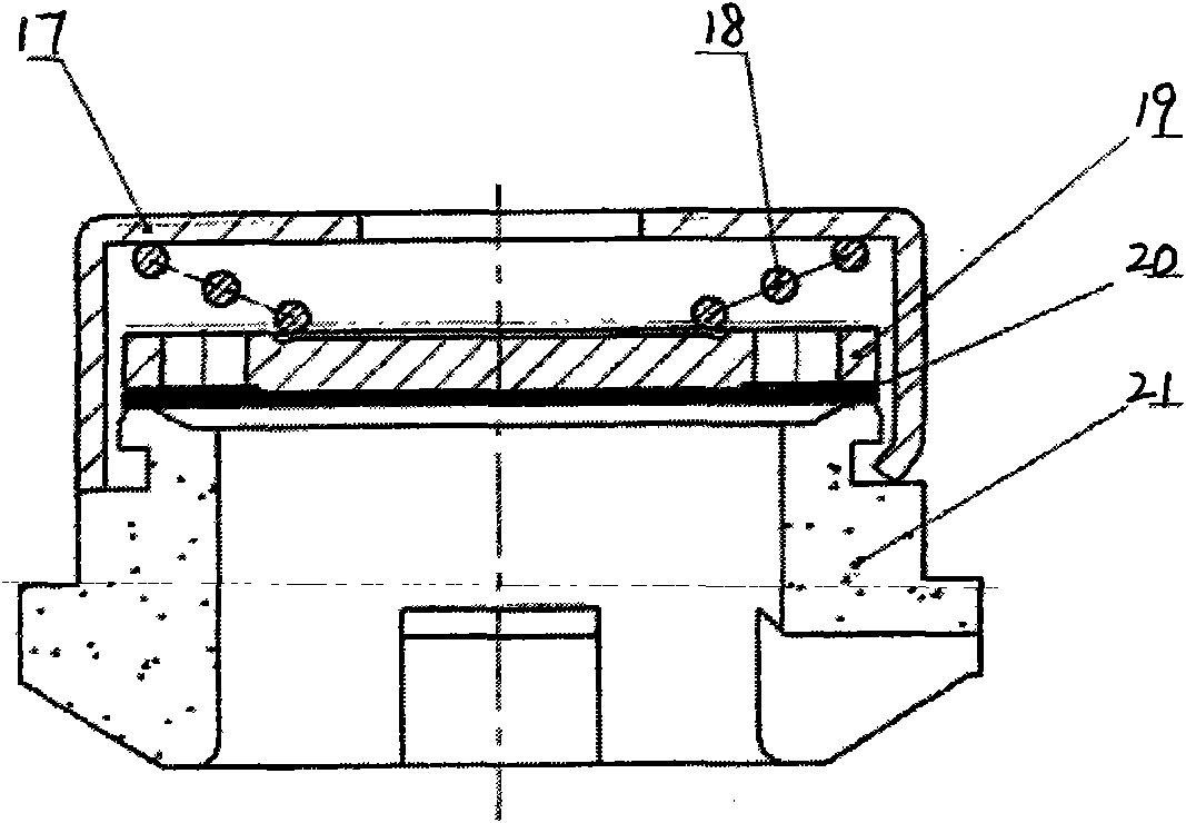 Double-guide and controllable damping shock absorber for automobiles