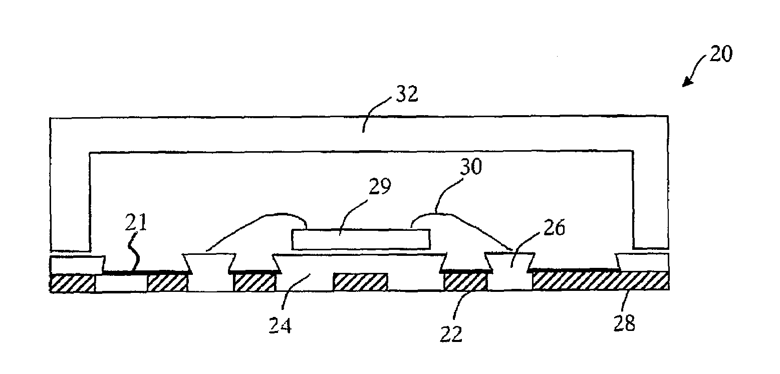 Integrated circuit package and method for fabricating same