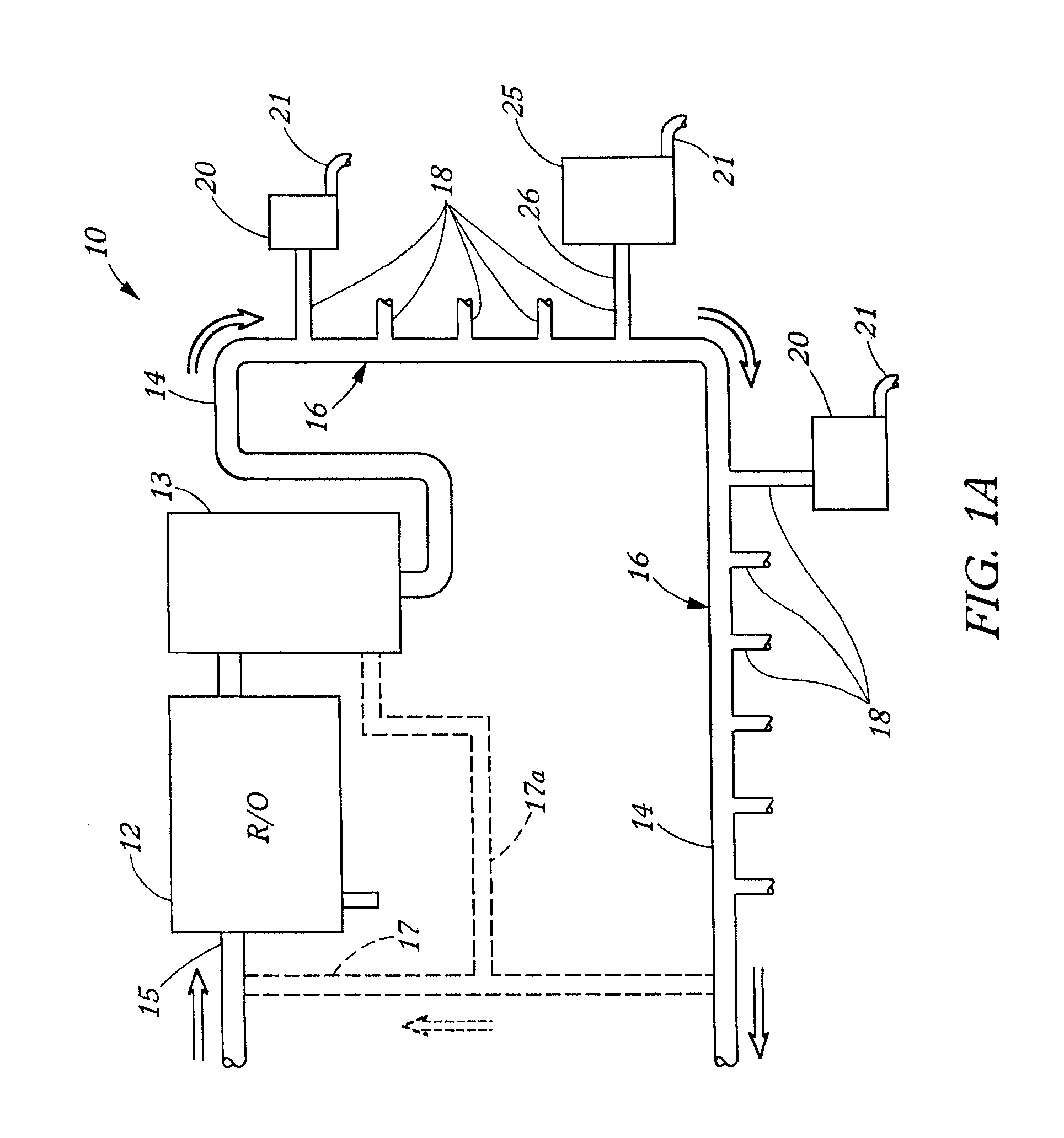 Purified water supply system for high demand devices and applications