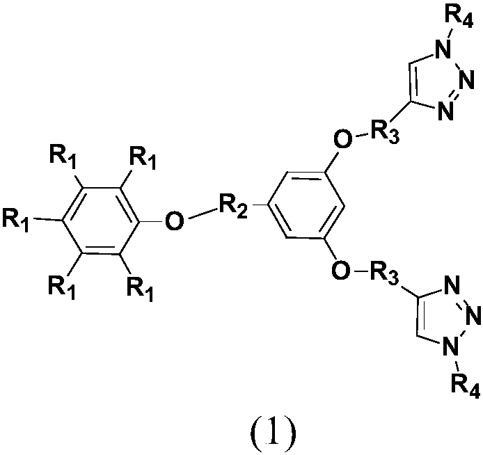 Organic second-order nonlinear optical double chromophore catalyzed and prepared by using Cu(I) as well as preparation method and application thereof