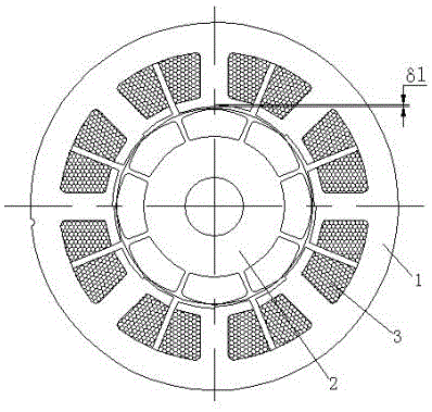 Single-phase permanent magnet brushless direct-current motor with auxiliary teeth and auxiliary windings