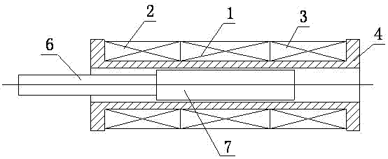 Intelligent differential transformer-type static and dynamic displacement transducer and displacement measuring method thereof