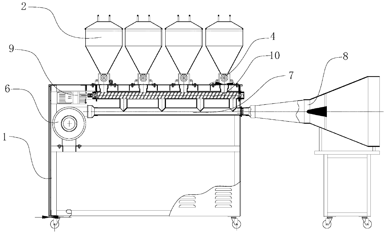 Full-automatic dust generating device