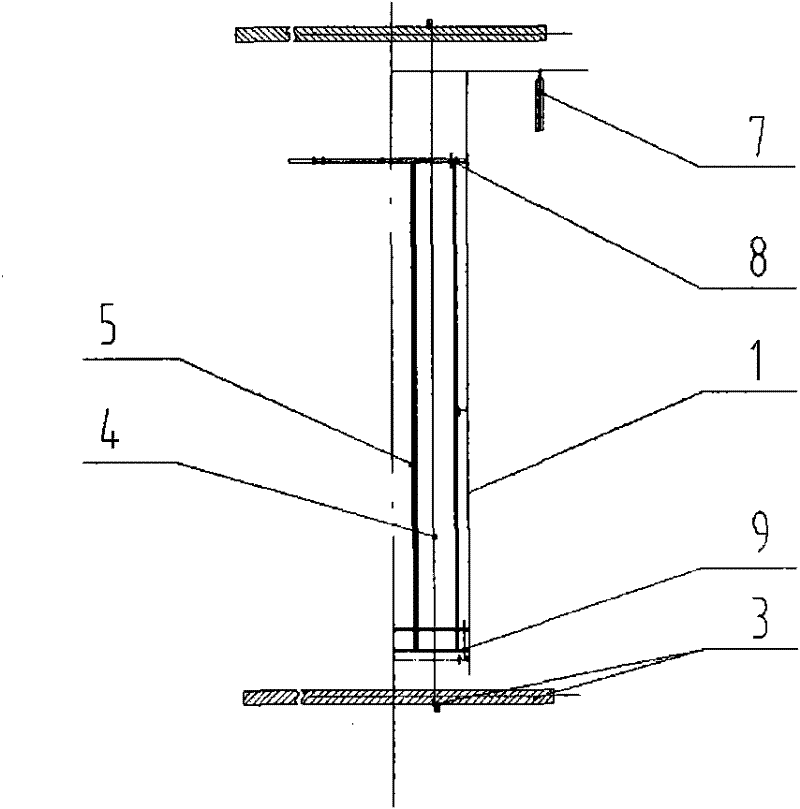 Device and process for homogenizing fabric dust collecting electrode surface water film