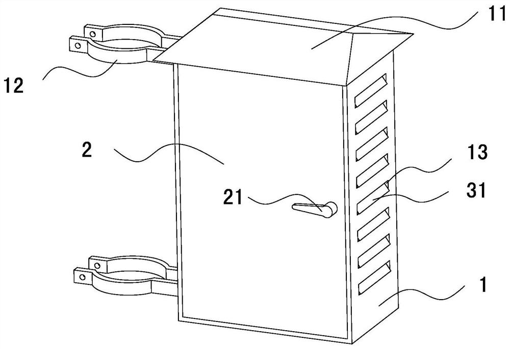 A compensation box for low voltage reactive power compensation in platform area