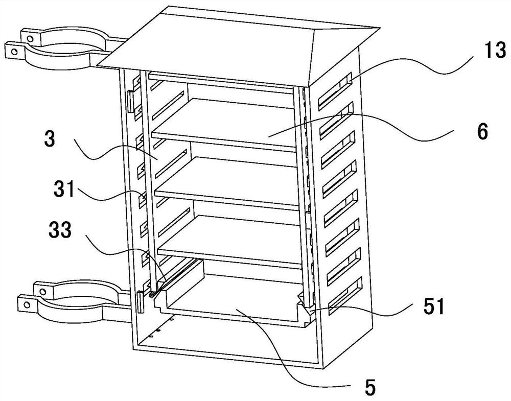 A compensation box for low voltage reactive power compensation in platform area