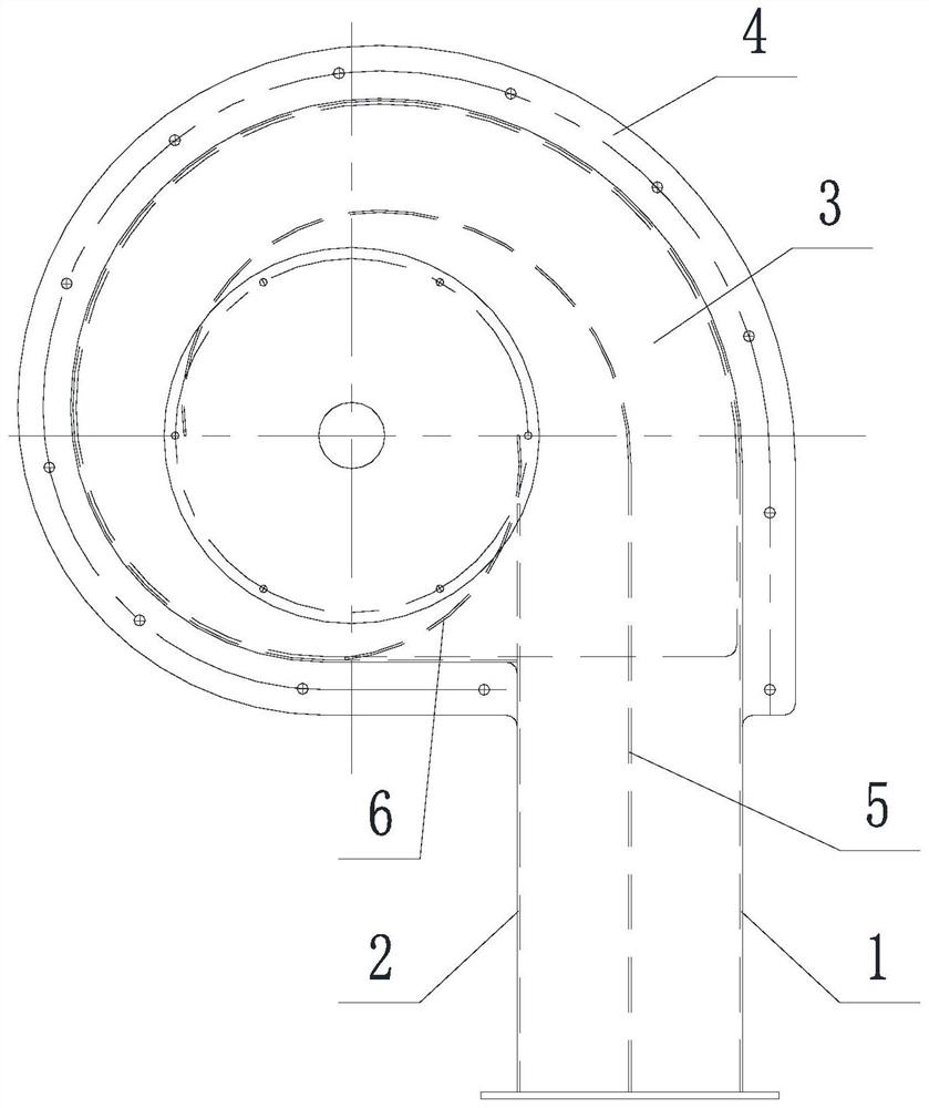 Hollow conical rotational flow flame low-nitrogen gas burner