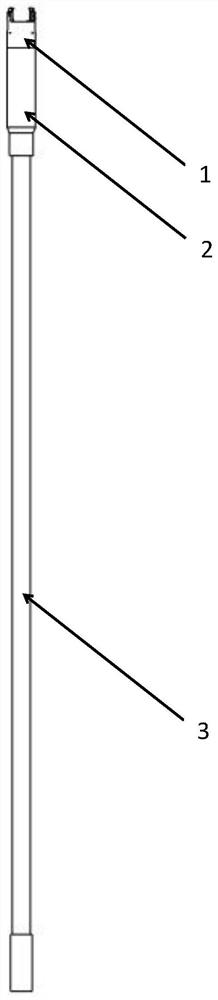 Jet type fuse insulation operating rod