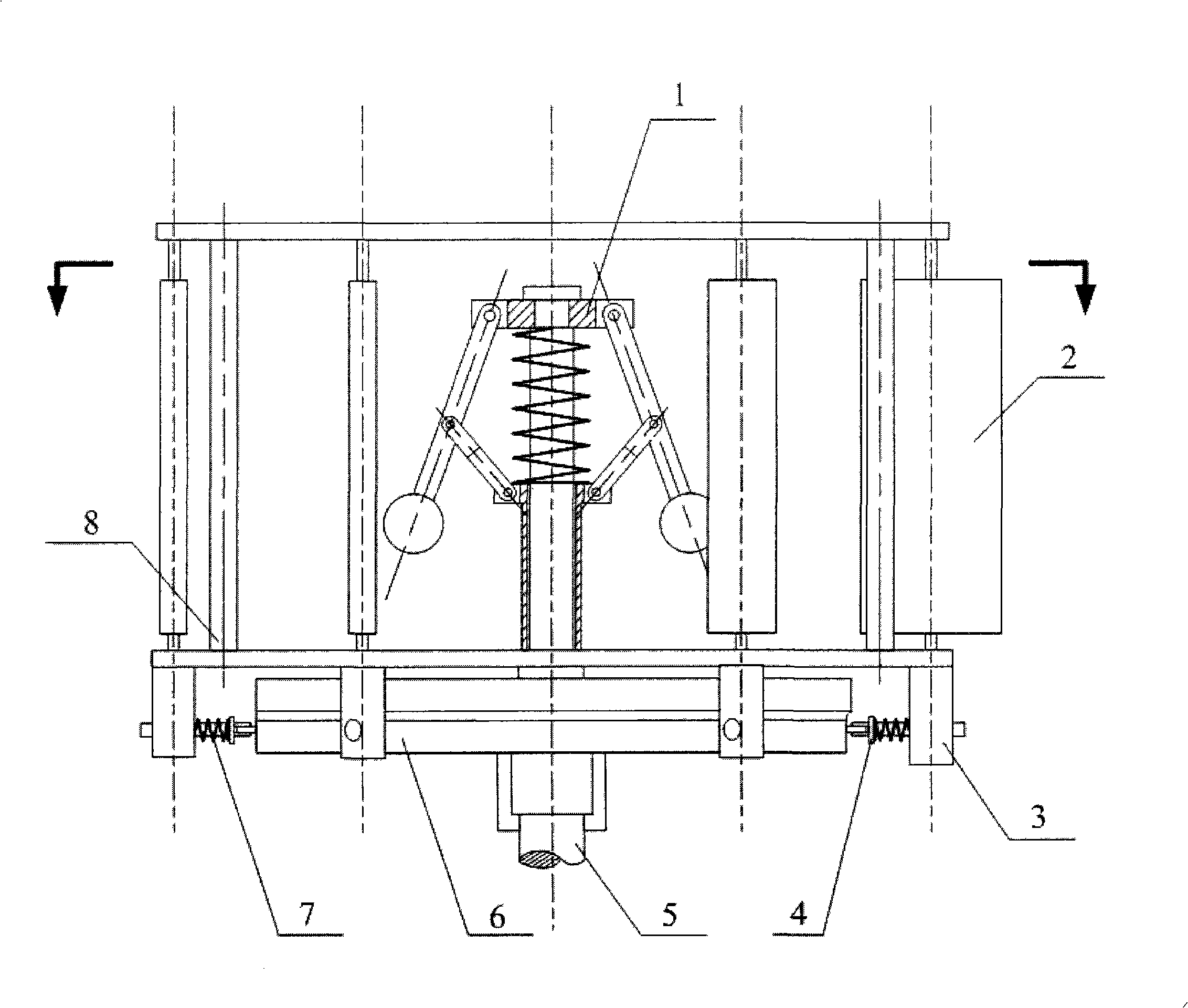 Cyclone resisting vertical shaft wind motor based on vane corner control