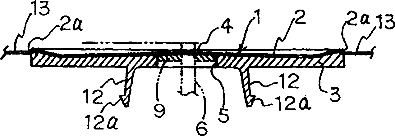 Synthetic resin forming product and producing method thereof