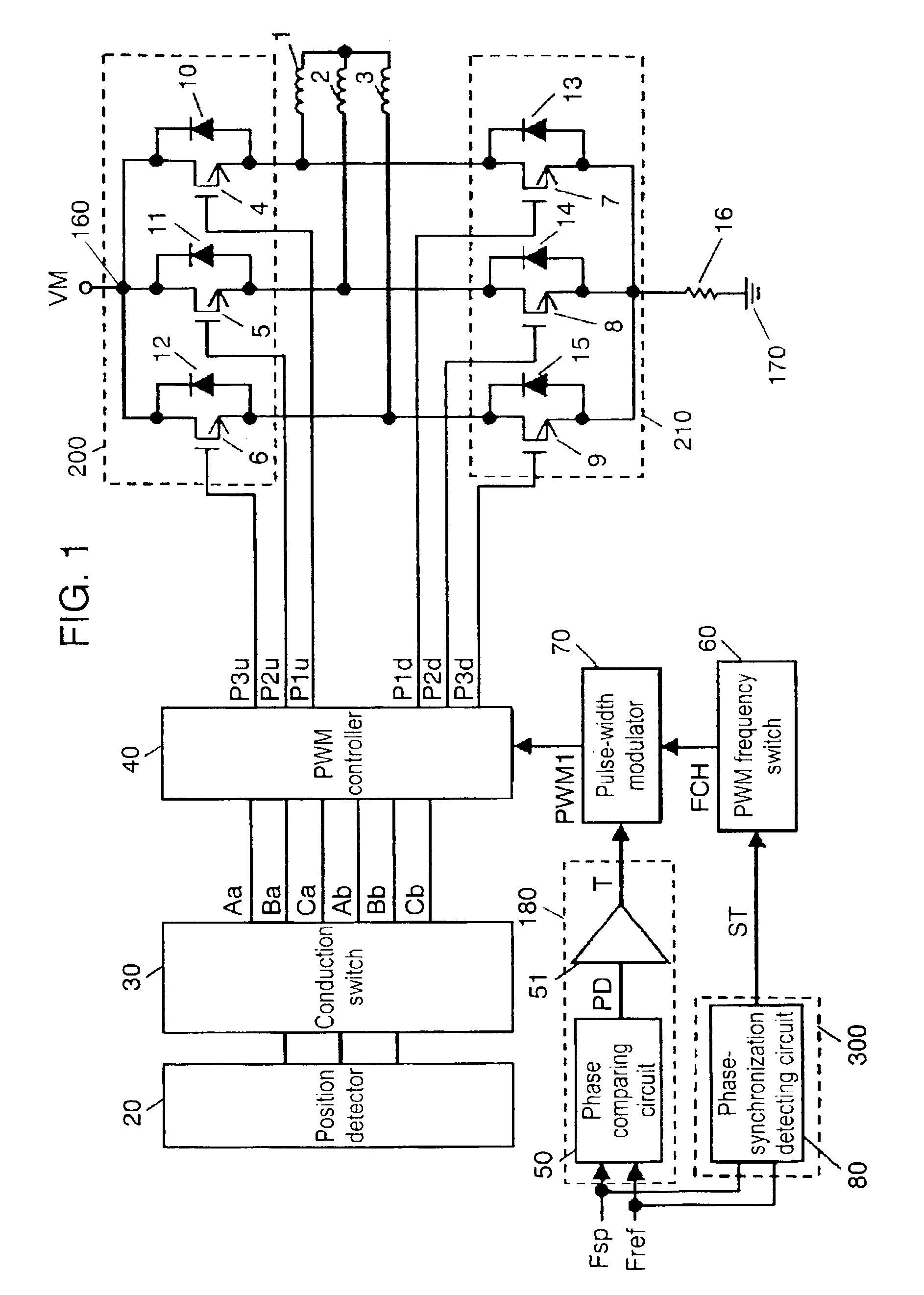 Motor driving apparatus and motor using the same