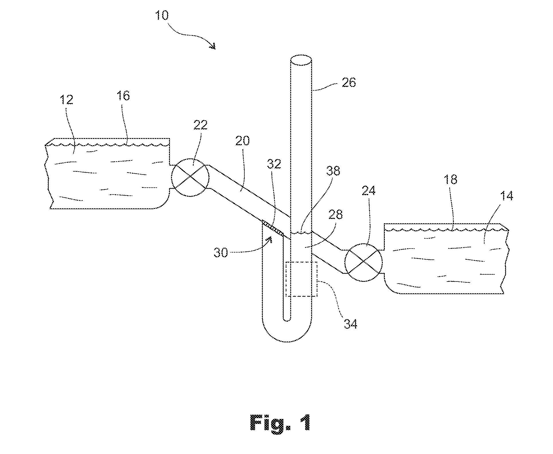 Fish passage apparatus with flow restriction and method