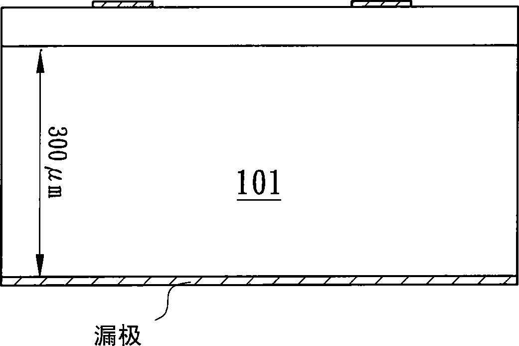 Semiconductor structure with low resistance substrate and low power loss