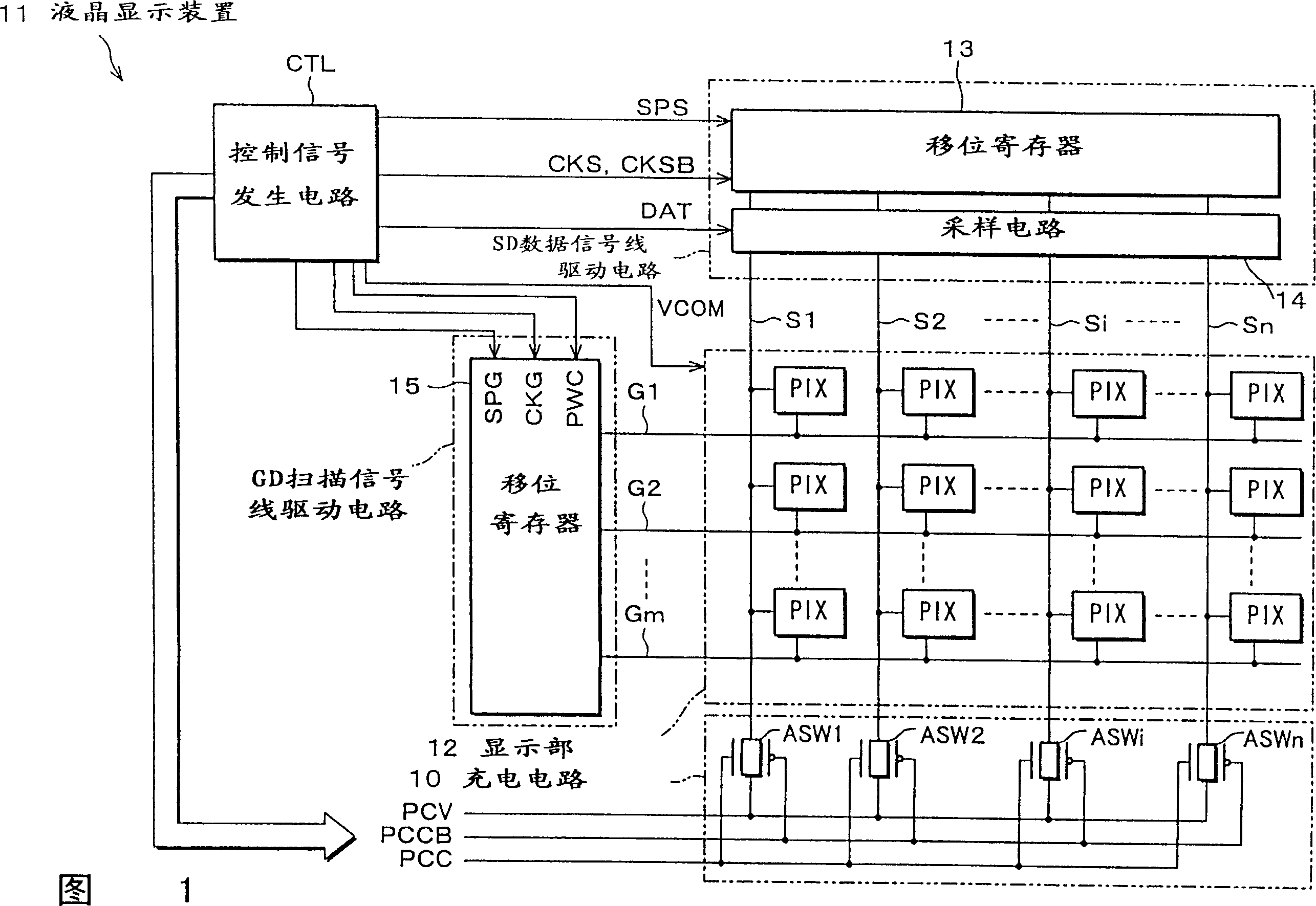 Image display device and display drive method