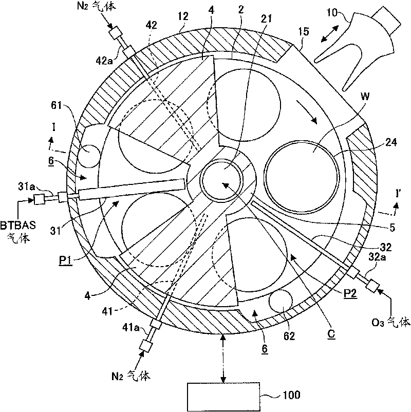 Gas injector and film deposition apparatus