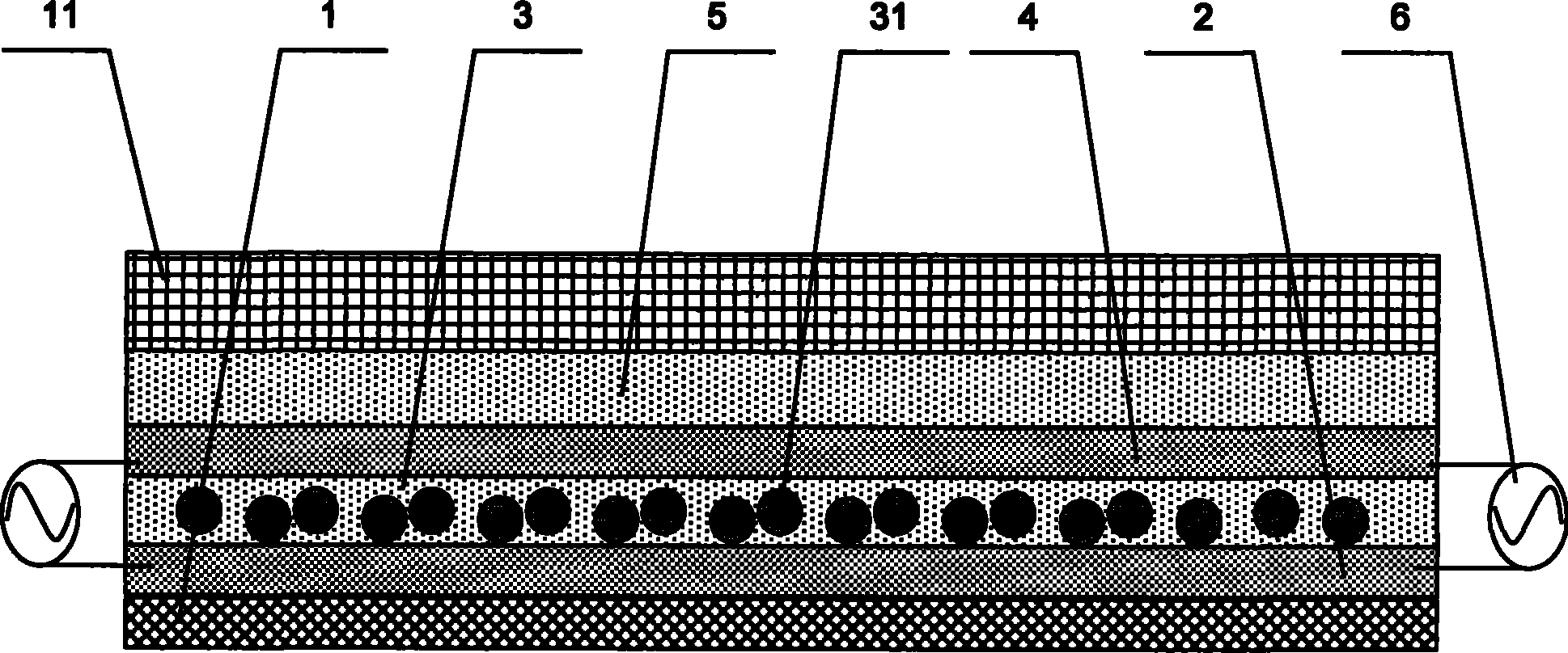 Flat panel display device with heating structure