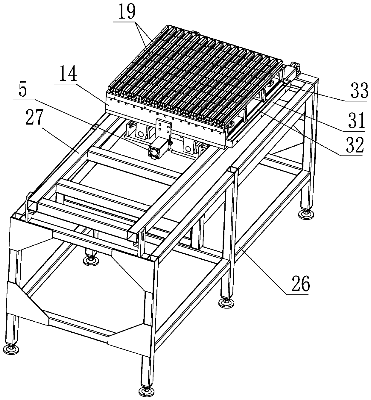 Steel ball size automatic sorting device