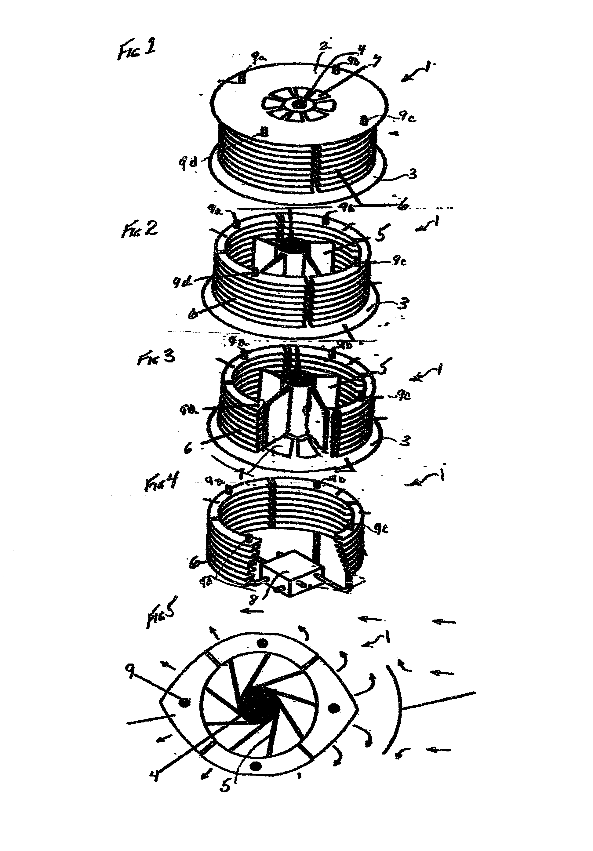 Omnidirectional fan-heatsinks