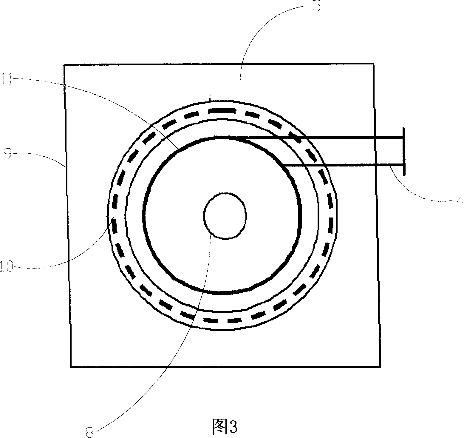 Process for making dilation vitrified microbead and rotary floating dilation vitrification furnace