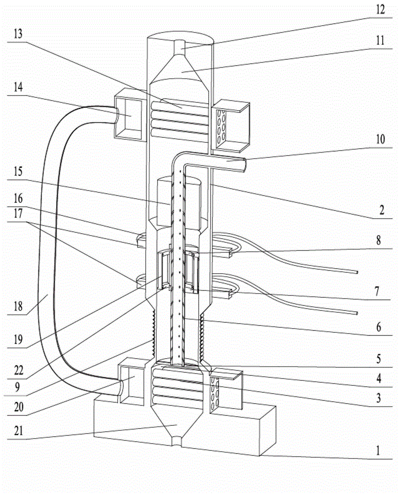 Novel carbon calcining furnace