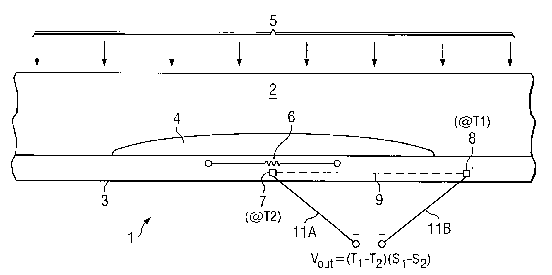 Infrared sensor structure and method