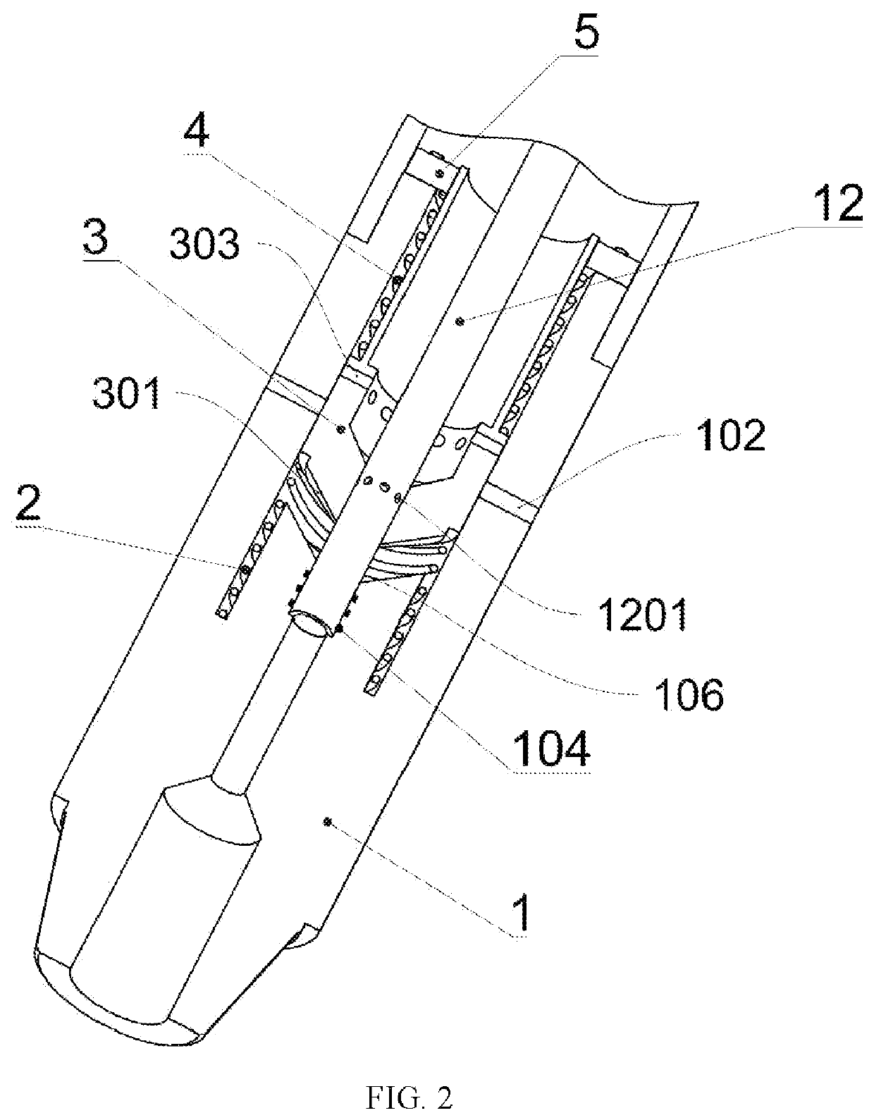 In situ exploitation-separation-backfilling integration apparatus used for natural gas hydrates