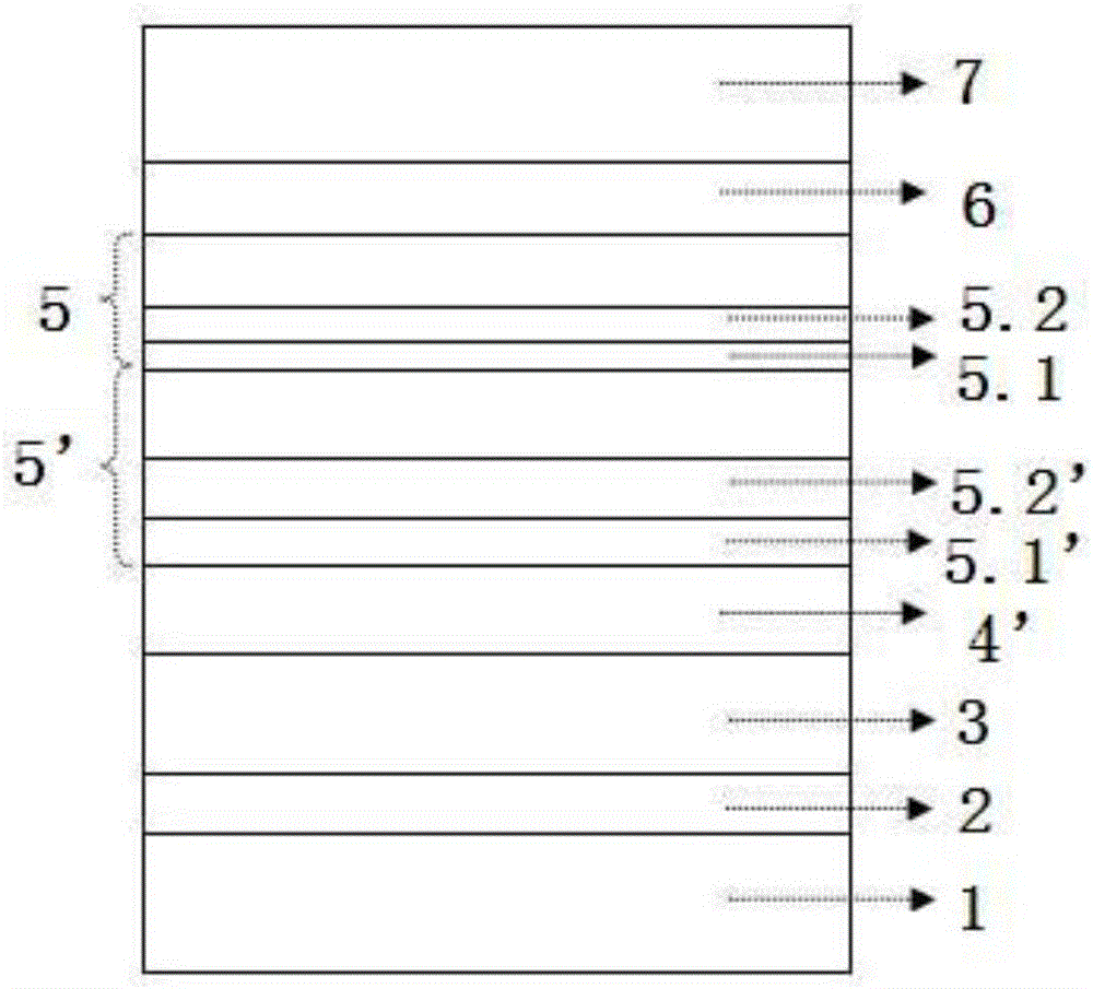 Growth method for current expansion layer and LED epitaxial structure comprising current expansion layer