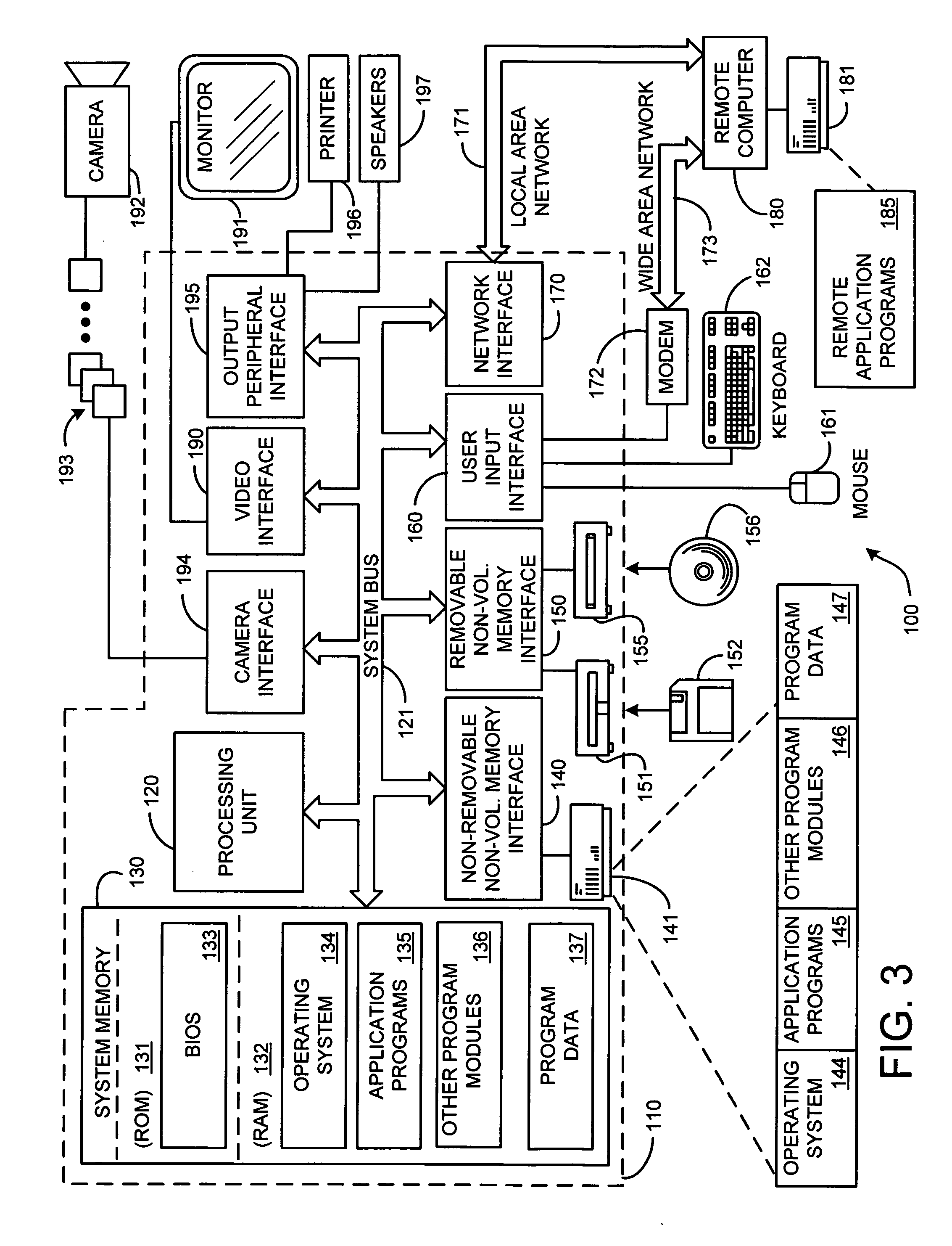 System and process for identifying objects and/or points nearby a given object or point