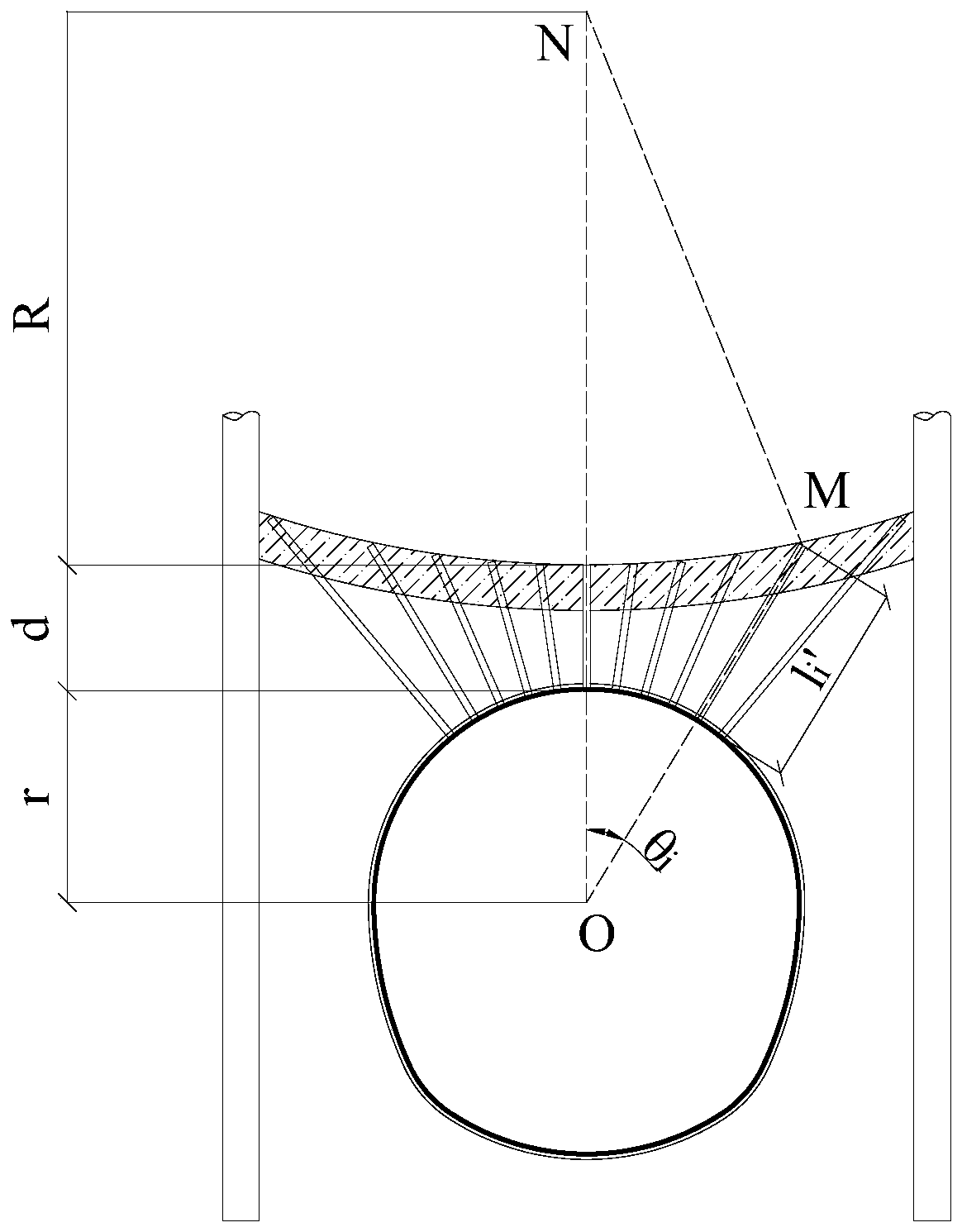 Synchronous tunnel grouting and drainage construction method for controlling ground heaving