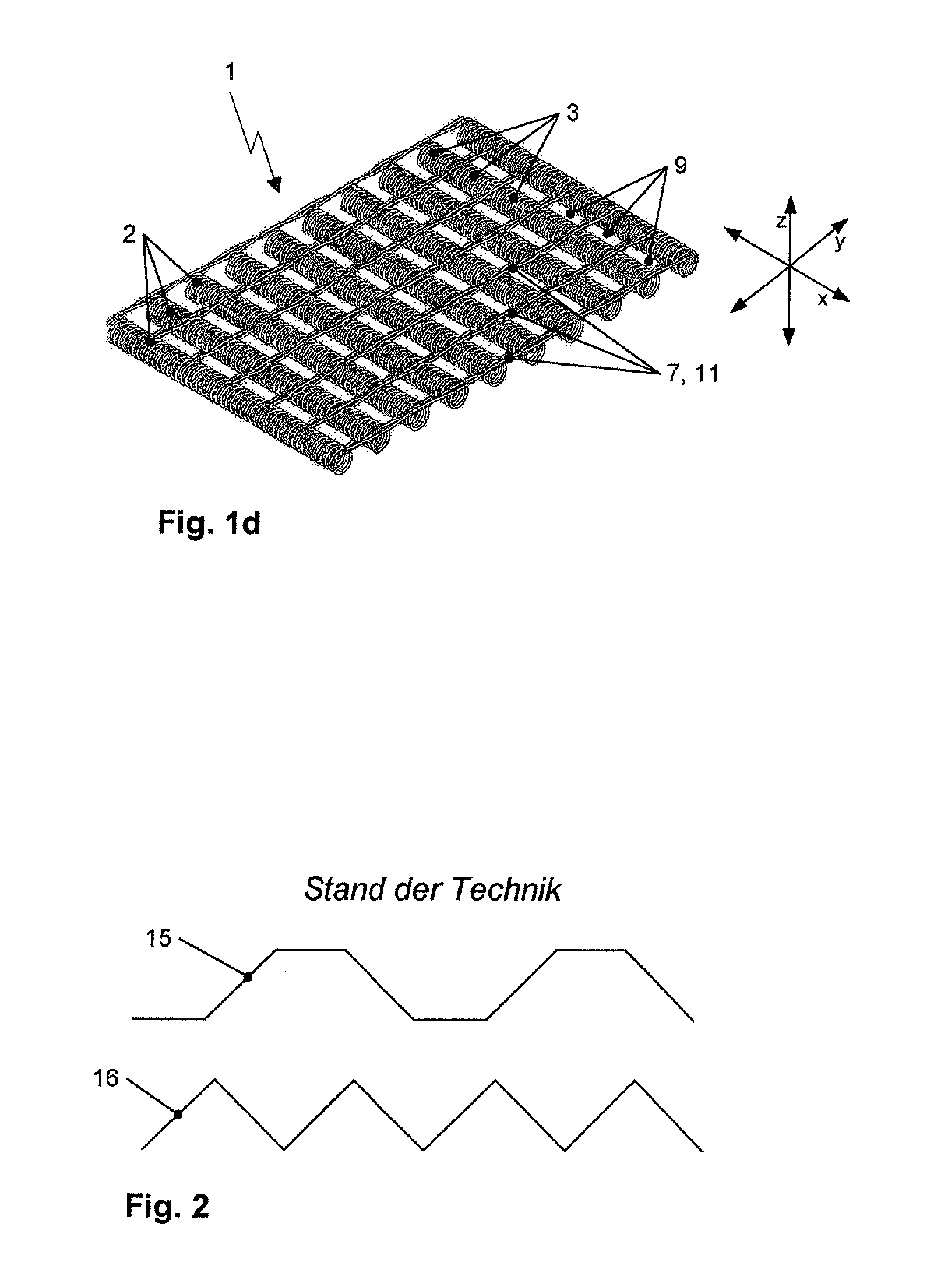 Fabric structure with cellular construction