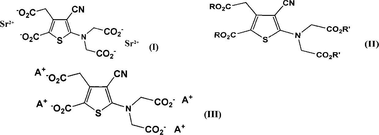 Method for preparing strontium ranelate