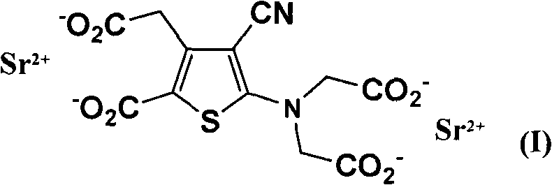 Method for preparing strontium ranelate