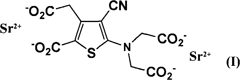 Method for preparing strontium ranelate