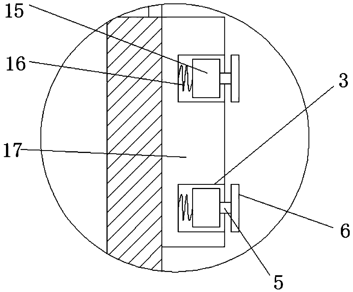 Battery protection device with good shock absorption effect