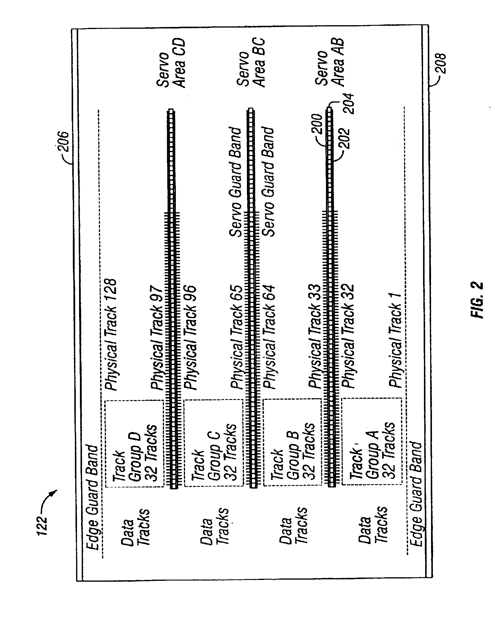 Tape drive servo operation by use of servo pattern width measurements