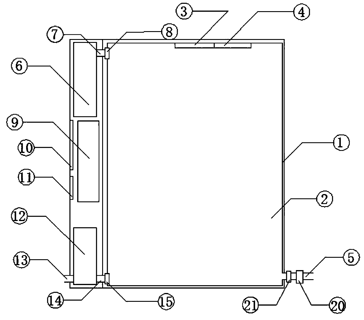 Full-automatic controllable waterhead constant-flow water supply device