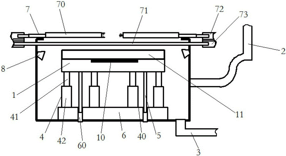 Novel environment-friendly lifting rotation type paint spray booth