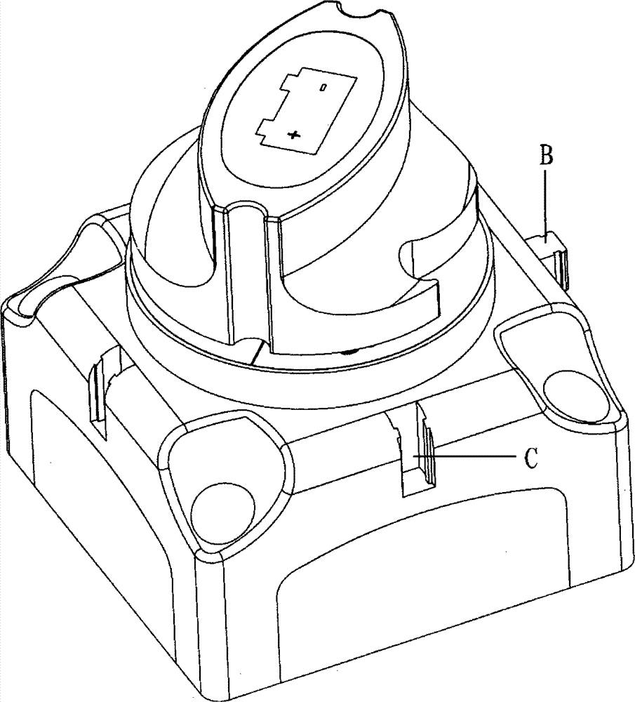 An electrical control switch structure