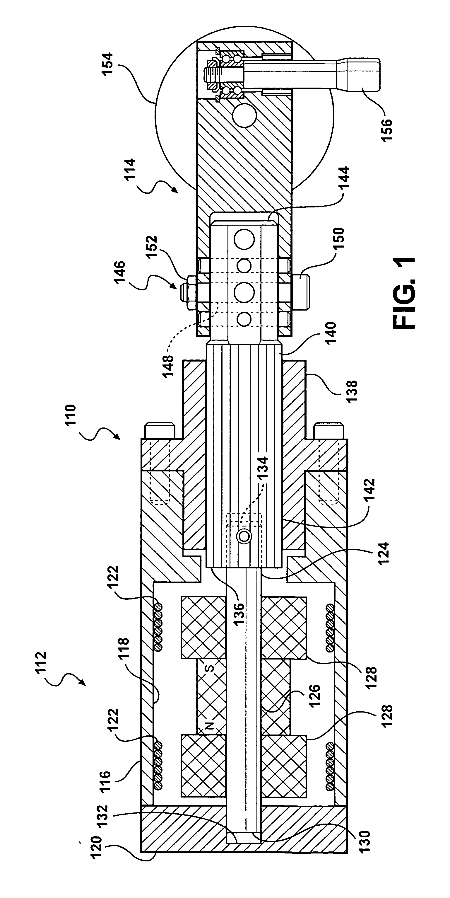 Magnetically actuated roller head