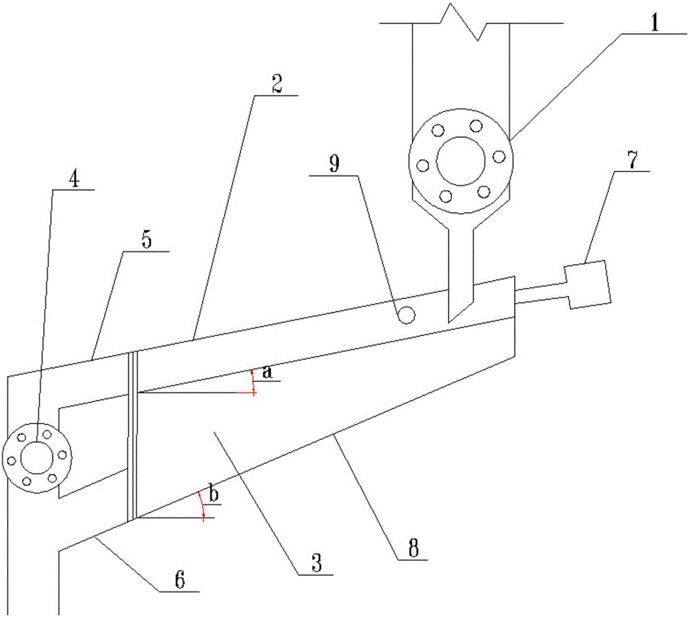 Raw bauxite secondary crushing device for manufacturing brown fused alumina