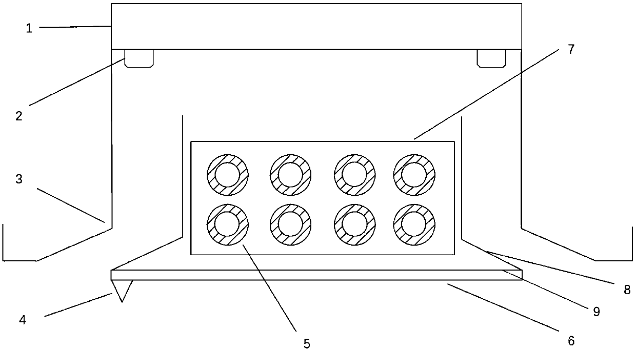 Marine chilled beam air purification device and temperature adjustment device