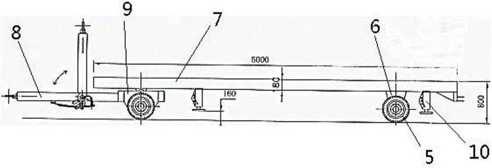 Large-scale airplane fuel oil system test device