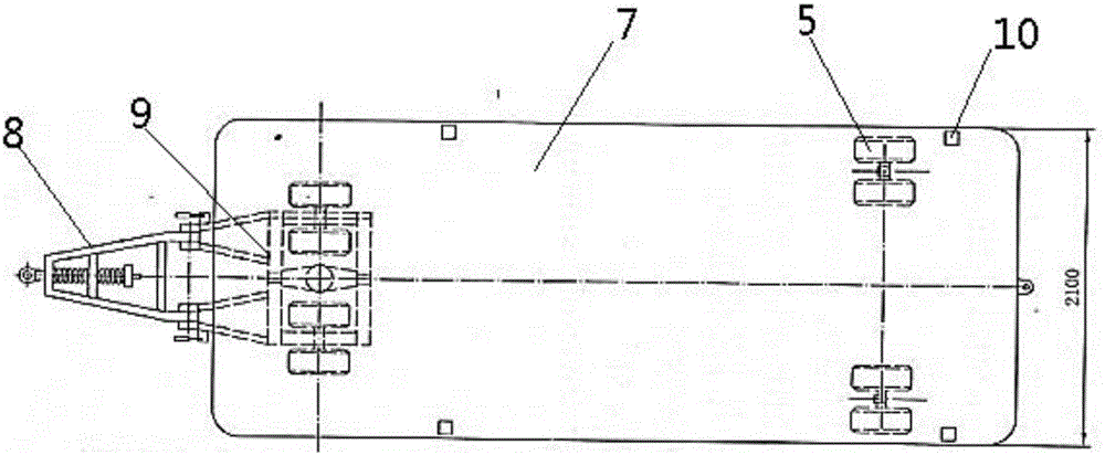 Large-scale airplane fuel oil system test device