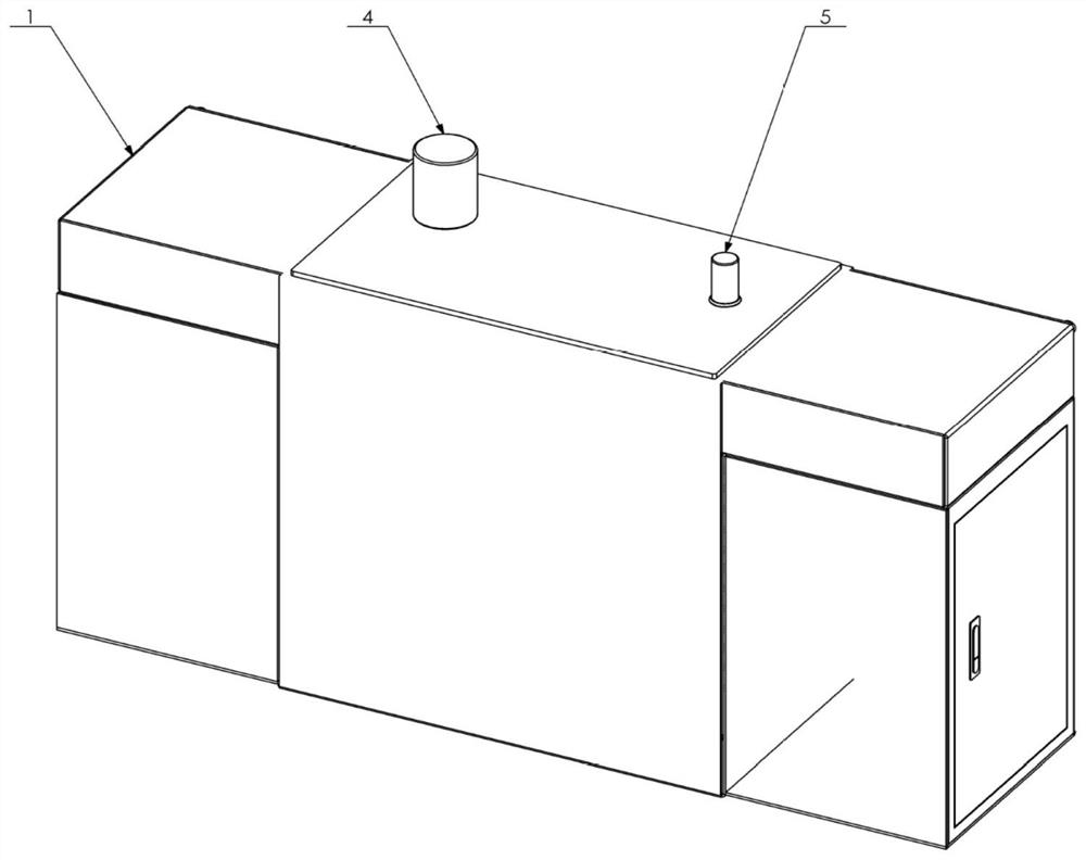 Liquid cooling server heat exchange equipment based on separated heat pipe heat exchanger