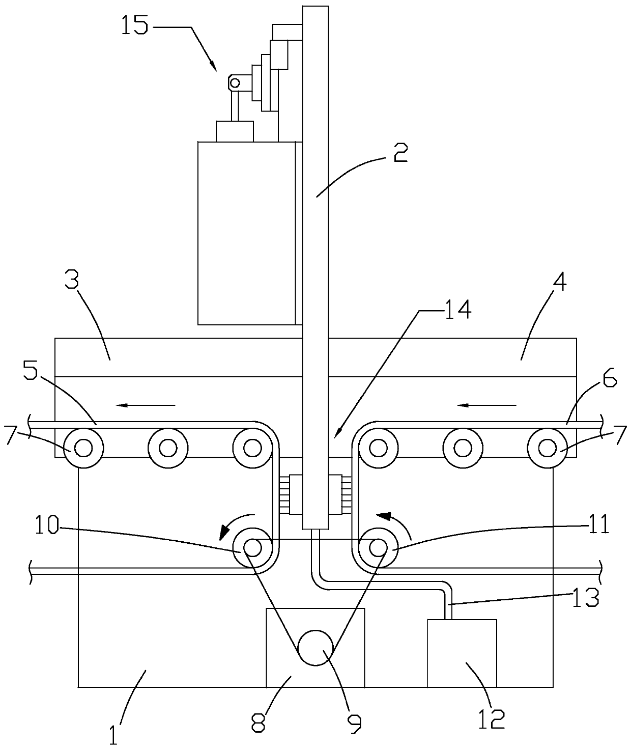 Feeding device of numerical control machine tool and mounting method thereof