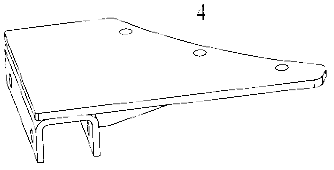 On-vehicle weapon turntable fixing structure