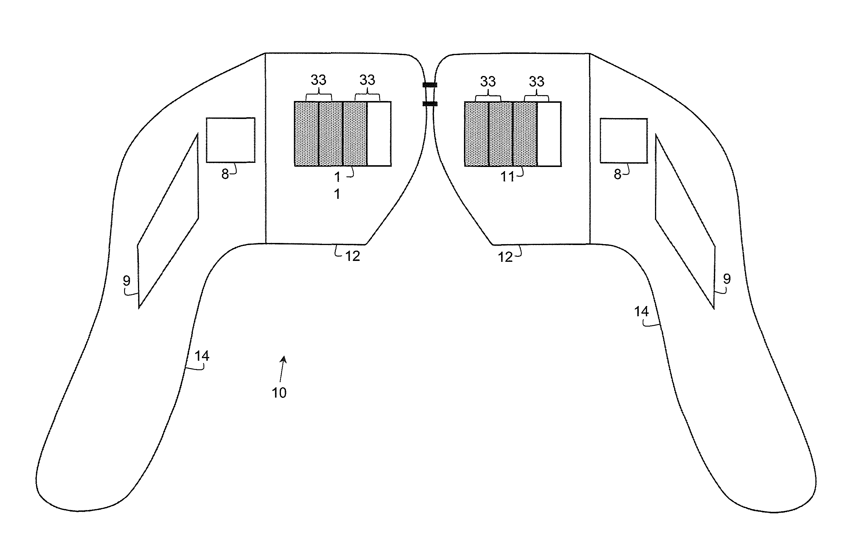 Head-mounted display control with image-content analysis