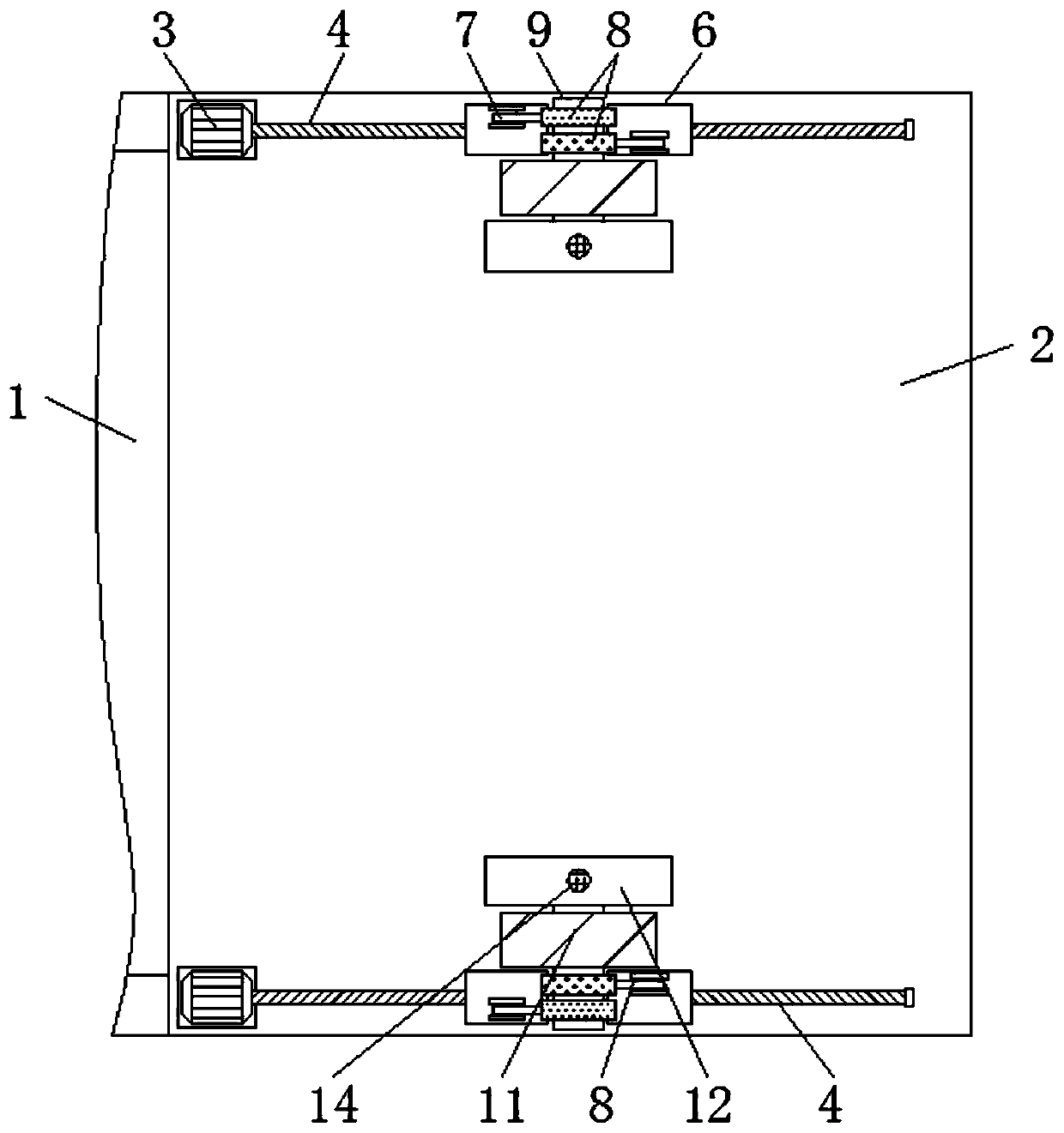 Cutting device for non-woven fabric production