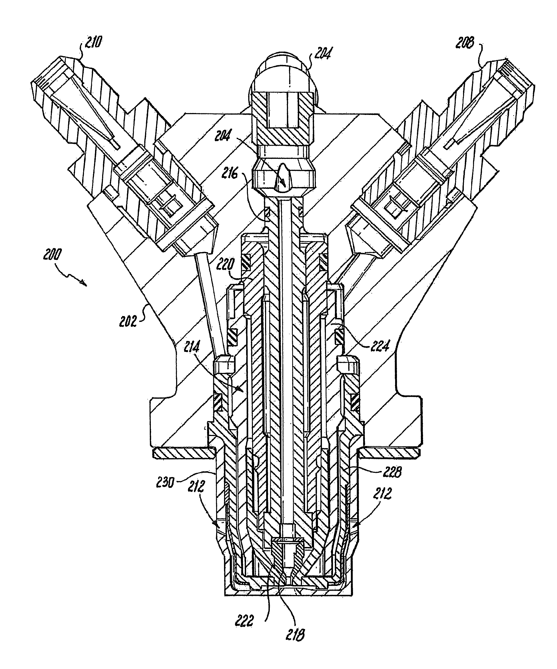 Carbon contamination resistant pressure atomizing nozzles