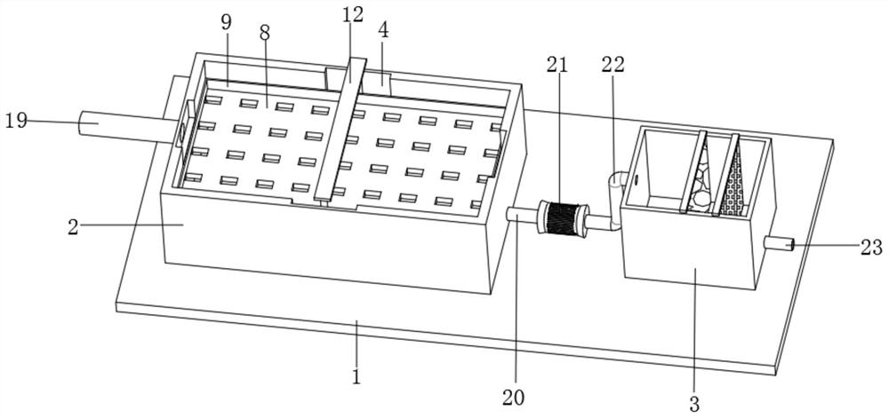 Wetland garden soil protection and water treatment device